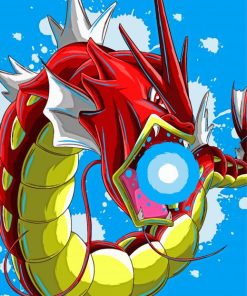 Red Gyarados Pokemon Diamond Painting