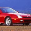 Red Honda Prelude Diamond Painting