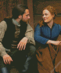 Richard Rankin And Sophie Skelton Diamond Painting