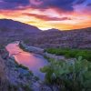 Rio Grande River At Sunset Diamond Painting