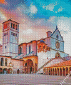 Rocca Maggiore Assisi Diamond Painting