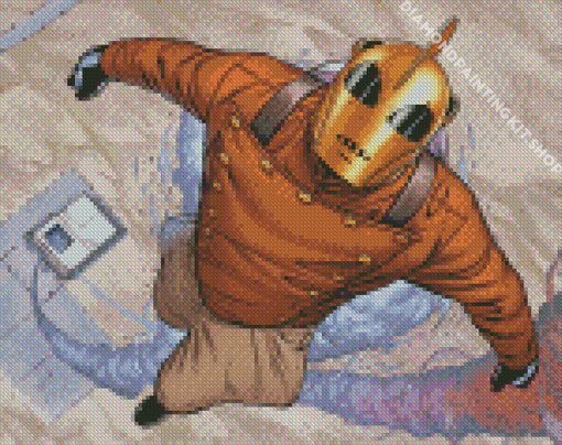 Rocketeer Superhero Diamond Painting