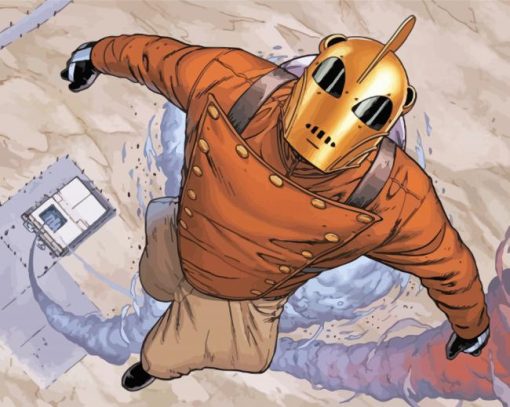 Rocketeer Superhero Diamond Painting