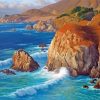 Rocky Point Beach Art Diamond Painting