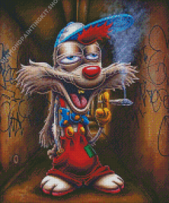 Roger Rabbit Smoking Art Diamond Painting