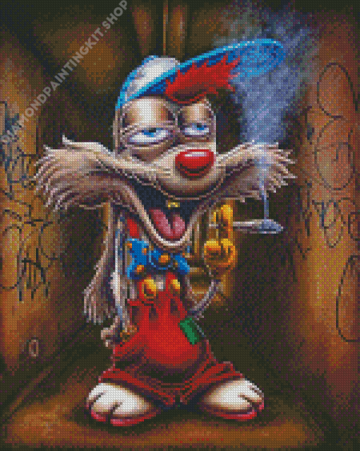 Roger Rabbit Smoking Art Diamond Painting