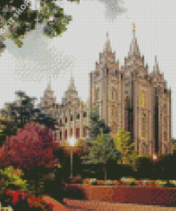 Salt Lake Temple Diamond Painting