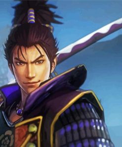 Samurai Warriors Video Game Character Diamond Painting