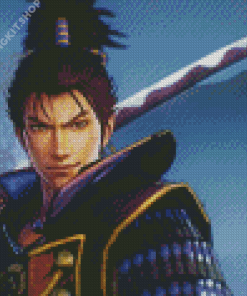 Samurai Warriors Video Game Character Diamond Painting