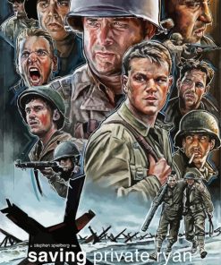 Saving Private Ryan Poster Art Diamond Painting