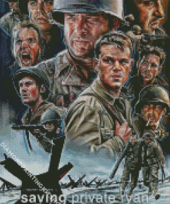 Saving Private Ryan Poster Art Diamond Painting