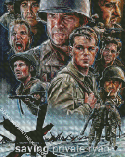 Saving Private Ryan Poster Art Diamond Painting