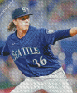 Seattle Mariners Player Diamond Painting