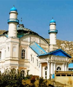 Shah Du Shamshira Mosque Kabul Diamond Painting