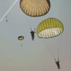 Silhouette Paratroopers Diamond Painting