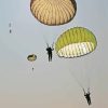 Silhouette Paratroopers Diamond Painting