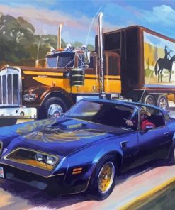 Smokey And The Bandit Kenworth Art Diamond Painting