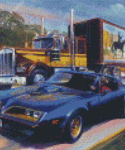 Smokey And The Bandit Kenworth Art Diamond Painting