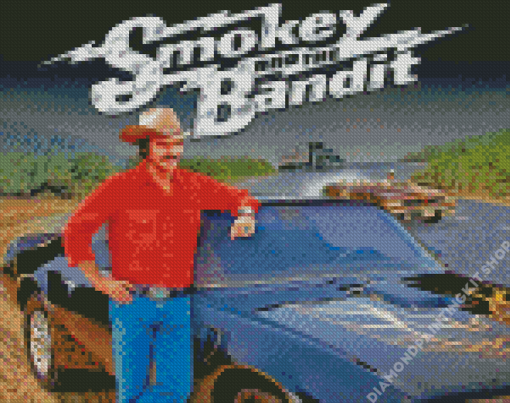 Smokey And The Bandit Movie Poster Diamond Painting