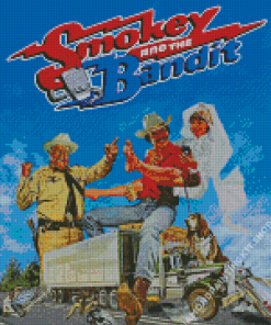 Smokey And The Bandit Poster Diamond Painting