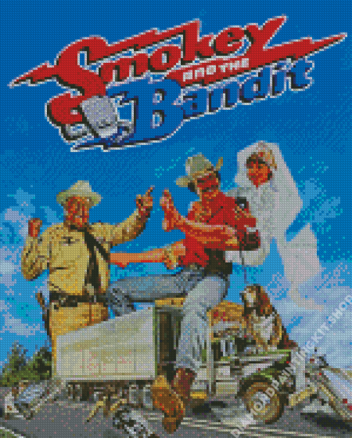 Smokey And The Bandit Poster Diamond Painting