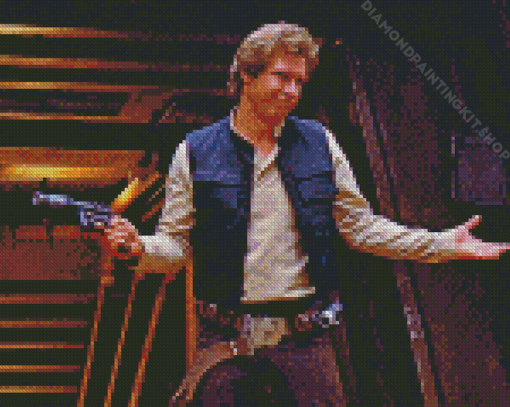 Smuggler Hans Solo Diamond Painting