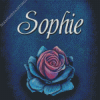 Sophie Name And Flower Diamond Painting