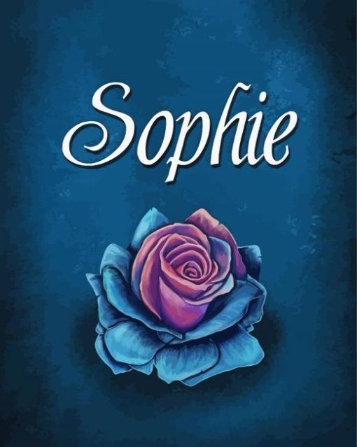 Sophie Name And Flower Diamond Painting