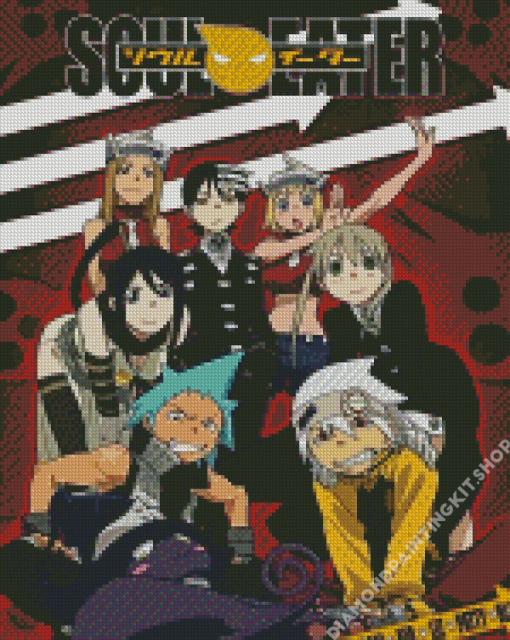 Soul Eater Anime Poster Diamond Painting