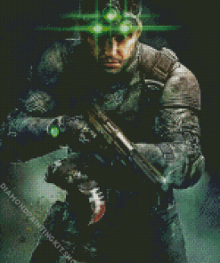 Splinter Cell Sam Fisher Diamond Painting