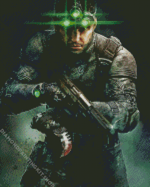 Splinter Cell Sam Fisher Diamond Painting