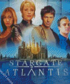 Stargate Atlantis Science Fiction Serie Diamond Painting