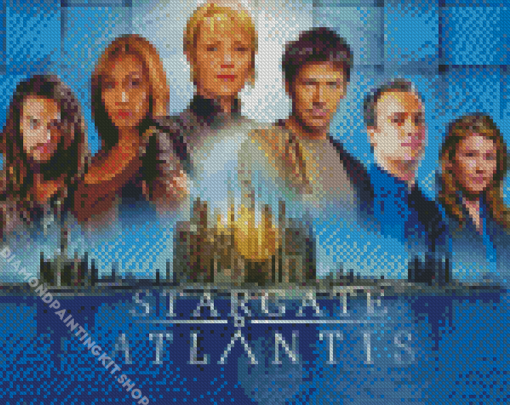 Stargate Atlantis Science Fiction Serie Diamond Painting