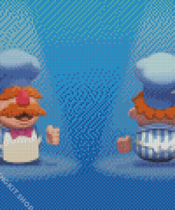 Swedish Chef Cartoon Diamond Painting