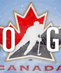 Team Canada Ice Hockey Logo Diamond Painting