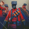 Team Fortress 2 Online Game Characters Diamond Painting