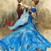 The Abstract Ballroom Dancers Diamond Painting