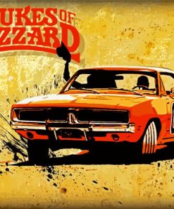 The Dukes Of Hazzard Car Art Diamond Painting