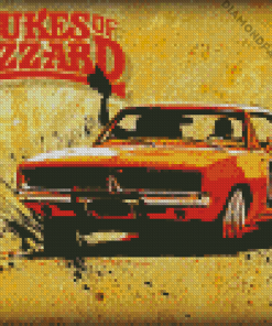 The Dukes Of Hazzard Car Art Diamond Painting