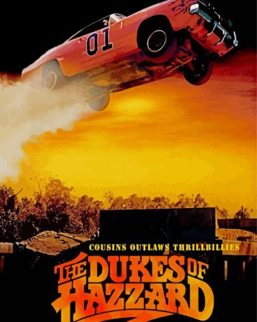 The Dukes Of Hazzard Movie Poster Diamond Painting