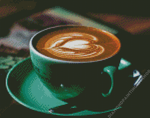 The Latte Coffee Cup Diamond Painting