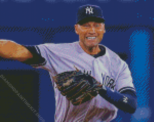 The Yankees Derek Jeter Diamond Painting