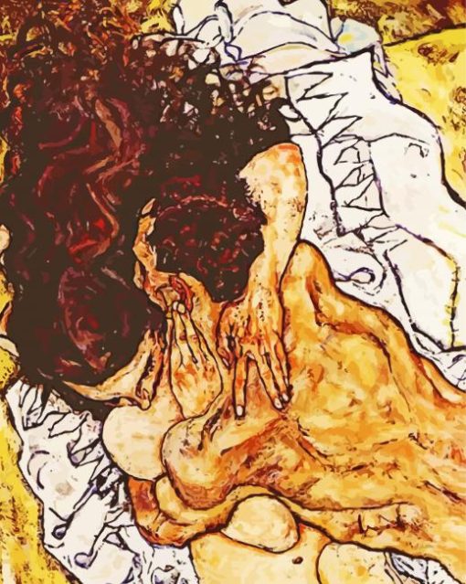 The Embrace Egon Schiele Diamond Painting