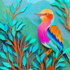 The Lilac Breasted Roller Diamond Painting