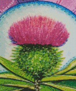 Thistle Art Diamond Painting