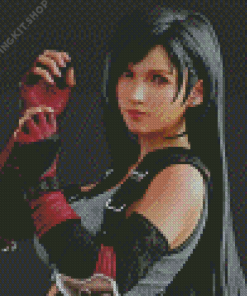 Tifa Lockhart Anime Diamond Painting