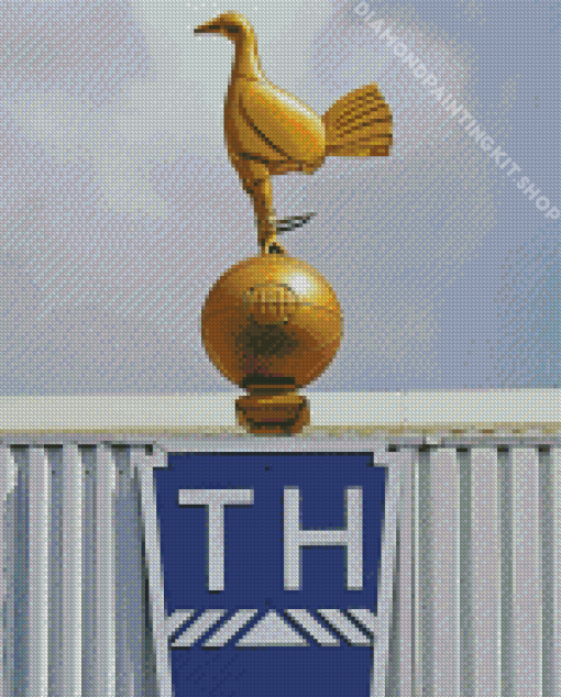 Tottenham Cockerel Diamond Painting