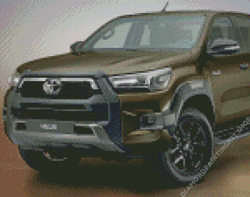 Toyota Hilux Car Diamond Painting