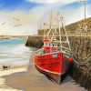 Trawler Seaside Diamond Painting