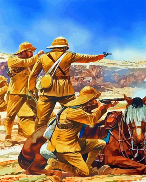 UK Soldiers Art Diamond Painting